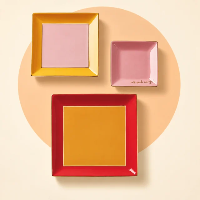 Kate Spade New York Make It Pop Tray (Set of 3) — styled product visualisation
