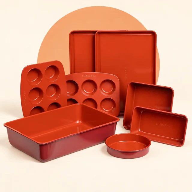 Larder & Vine 8-Piece Bakeware Set — styled product visualisation