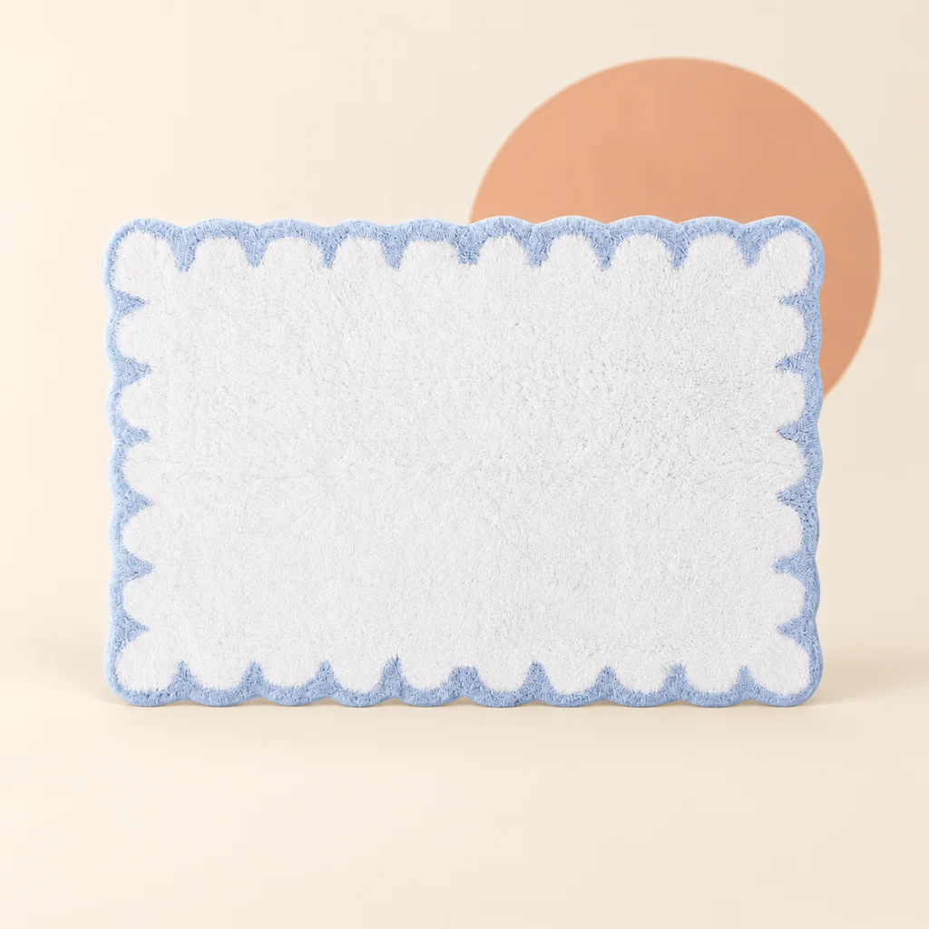 Peri Home Scallop Bath Rug — styled product visualisation